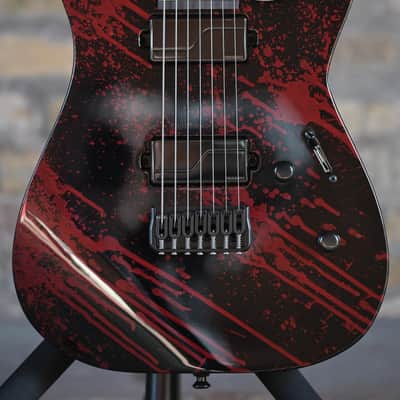 ESP USA M-7 HT Baritone - Blood Splatter image 1