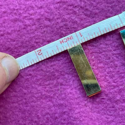 NOS vintage Gibson bar pole pieces for p90 pickup 1955 1956 les paul L5-ces super 400 Pole pieces image 7