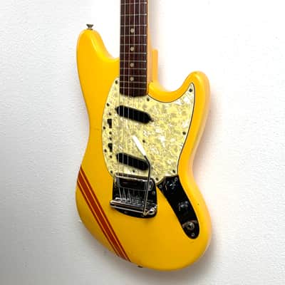 Fender Mustang "All Original " 1969 - Competition Orange w/ Matching Headstock image 2