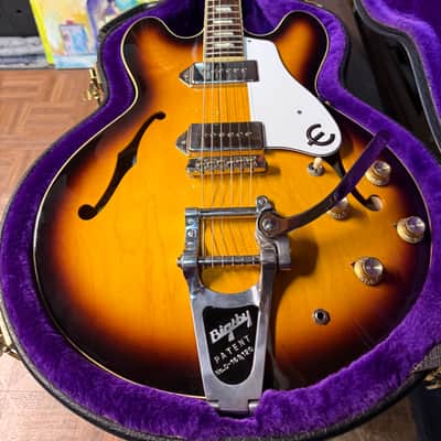 Epiphone Elitist Casino 2002 - 2019 - Vintage Sunburst image 2