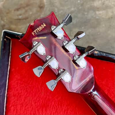 Greco SA-700R 1977 - Wine red cherry original vintage MIJ Japan Fujigen SA700 es-335 image 4