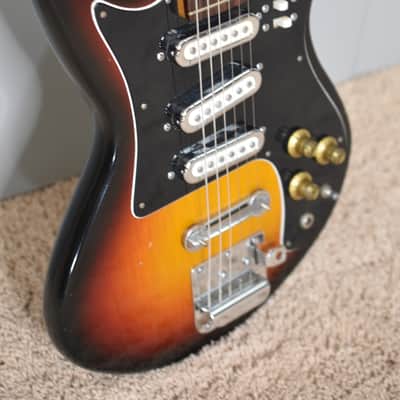 Teisco Norma EG413-3T 1960s - Sunburst - 3 pickups - MIJ image 4