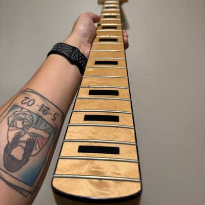 Canadian Maple 5 String Bass Neck 2000s - Gloss image 4