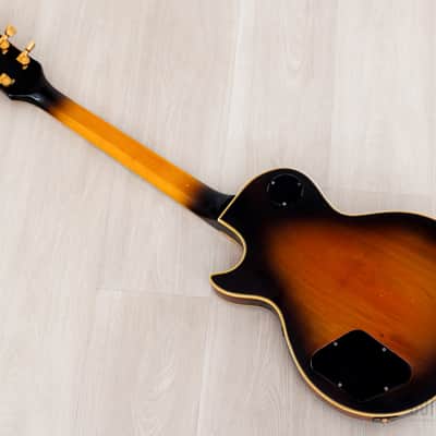 1976 Gibson Les Paul Custom Vintage Guitar Tobacco Sunburst w/ T Tops, Case image 12