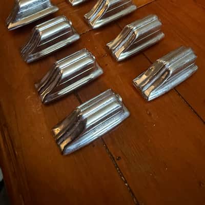 Rogers Beaver tail lugs x8 1960’s - Chrome image 2