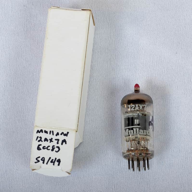 Mullard 12AX7/ ECC83 Red Tip - Tested image 1