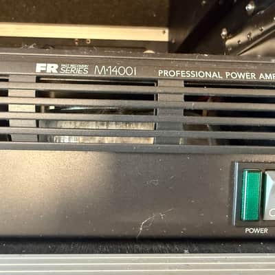 Mackie M1400i FR Series 2-Channel Power Amplifier 2000 - 2005 - Dark Gray image 2