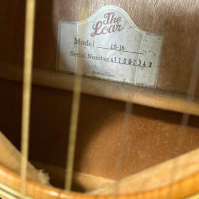 The Loar LO-16 2010 - 2018 Natural Finish image 5