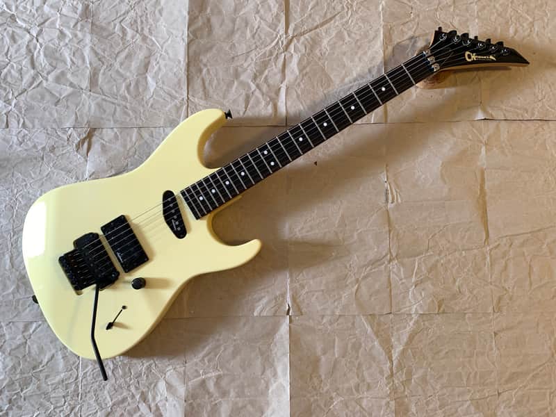 Charvel DK-060 90s - Cream White Dinky HS Floyd Rose Made in Japan