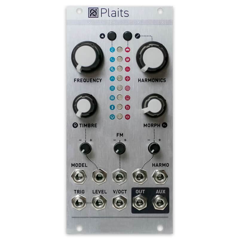 Plaits, Metal Panel - Eurorack Oscillator Module by Sound Study Modular image 1