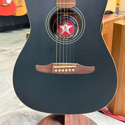 Fender electric-acoustic guitar "Joe Stummer Campfire", Black Matte - Open Box image 3