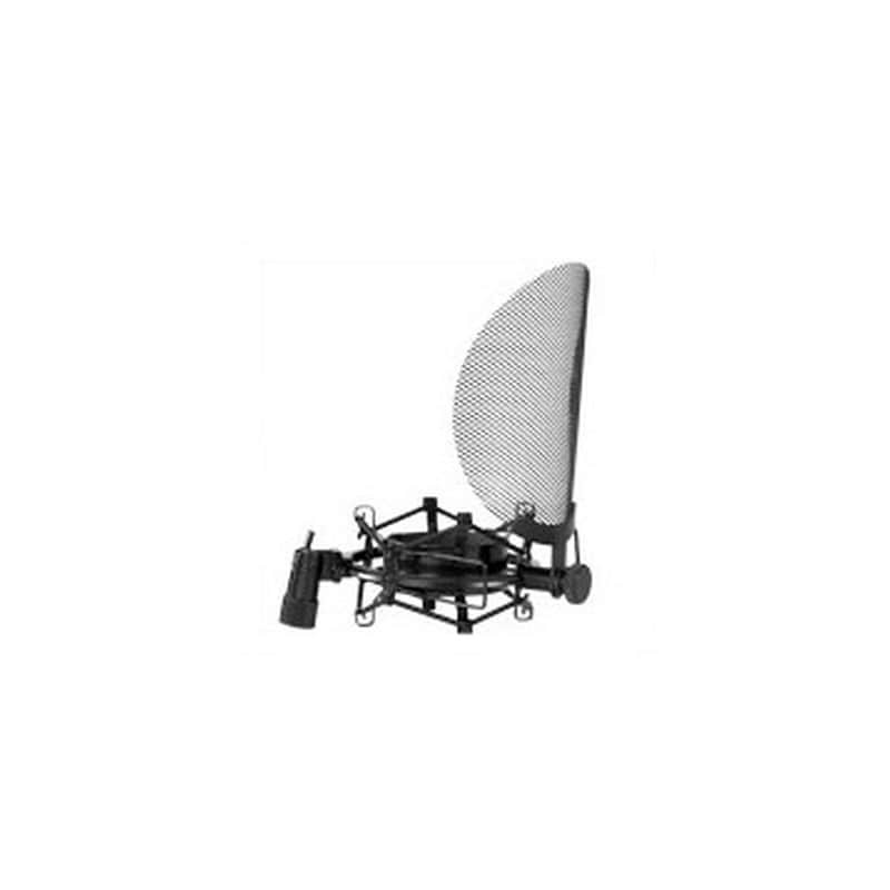 MXL SMP-1 Shock Mount with Built-in Pop Filter for 770 and 990, Black image 1