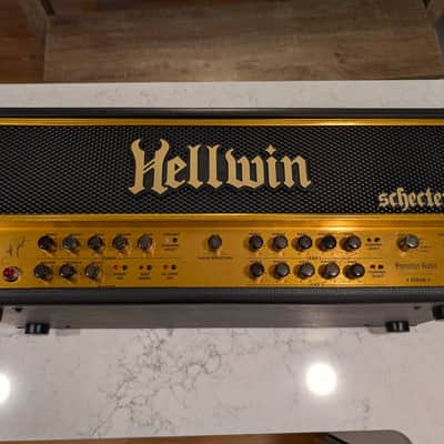 Schecter Guitar Research SYN100-HE Hellwin Stage 100W Tube Guitar Amp Head image 4