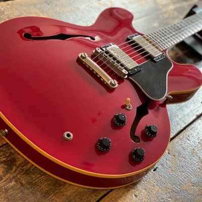 Gibson Vintage 1996 ES 335 Dot Figured Cherry Red w/ Orig. HSC image 3