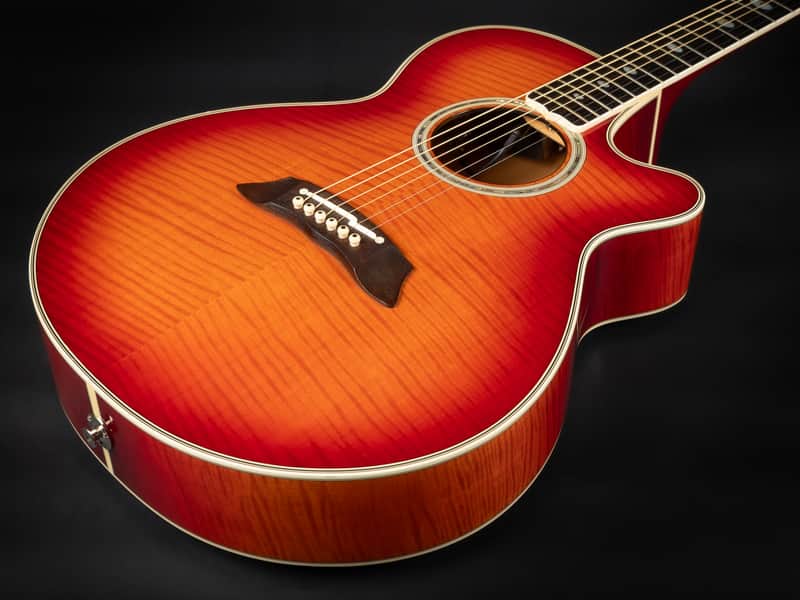 1990s Takamine NPT115 - Fire Red Burst | Japan Vintage Electro