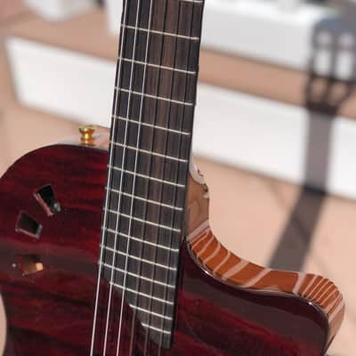 Cordoba Limited Edition Stage Nylon-string Acoustic-electric Guitar Garnet w/Padded Gig Bag image 8