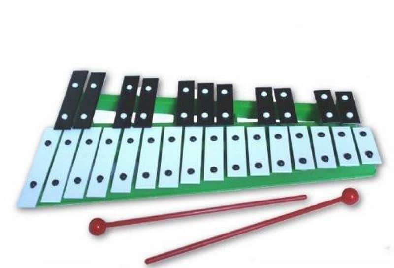 ProKussion Green 27 Key Chromatic Glockenspiel (Cover Optional) - Without Cover image 1