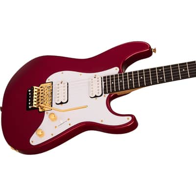 Charvel Pro-Mod Plus So-Cal SC1 Style 1 HH FR EB w/ Seymour Duncan Pickups and Gig Bag - Candy Apple Red image 2