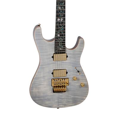 Reedoox Rosette Custom FR Floyd Rose Maple Drop Top Unique Inlay Electric Guitar AW image 2