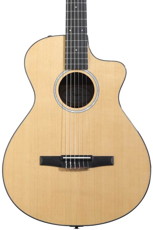 Taylor 212ce-N Plus Grand Concert Acoustic-electric Nylon-string Guitar - Natural image 1