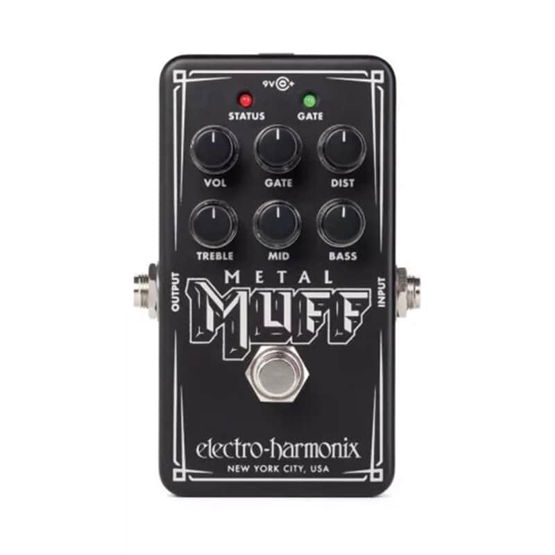 Mint EHX Electro Harmonix Nano Metal Muff Distortion Pedal with Noise Gate image 1