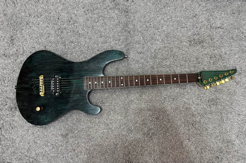 Vika Custom Shop Shape of Mayones Regius Superstrat Electric Guitar Djent machine solid body Boutique Unique Metal machine Unique Electric Guitar Onehumb Seymour Duncan Single pickup image 1
