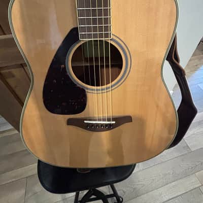 Yamaha FG820L Folk Acoustic Guitar Left-Handed 2010s - Natural image 9