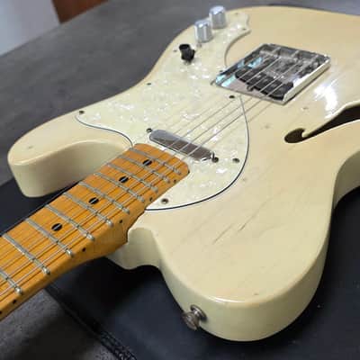 1969 Fender Telecaster Thinline Natural Ash Blonde 60s ARTIST OWNED STAGE PLAYED Road Worn Heavy Relic Aged American Vintage 1960's USA Tele Guitar image 18