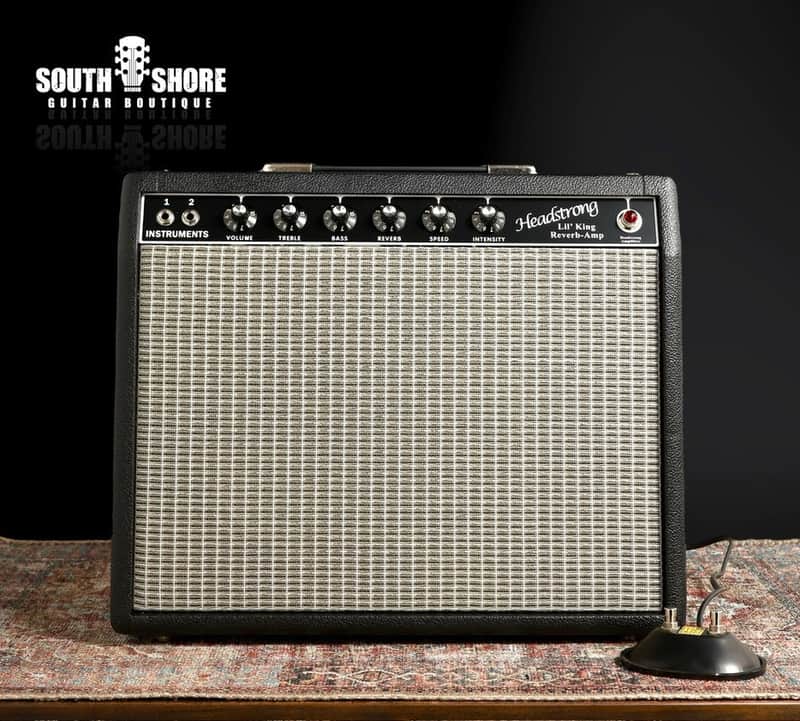 Headstrong Lil’ King Reverb - Black / Aged Silver. GA-SC64 12” image 1
