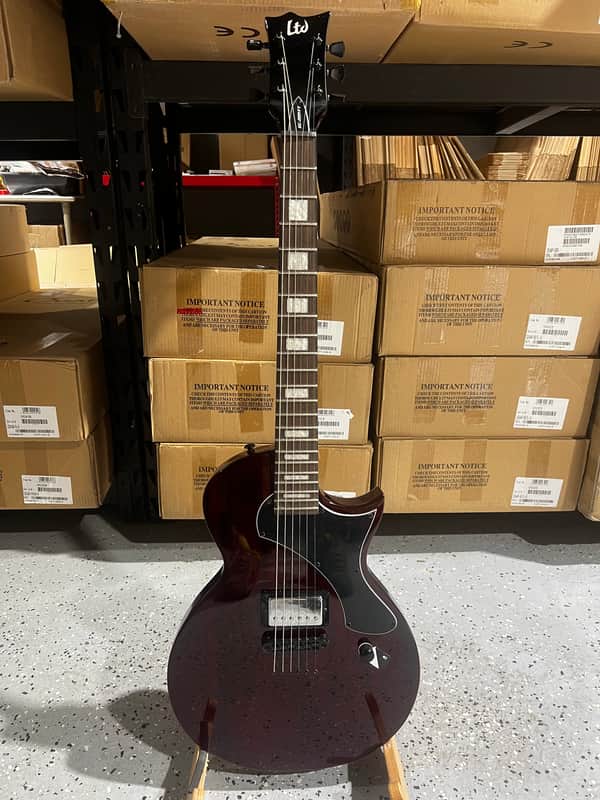 ESP LTD EC-201FT Electric Guitar - See Thru Black Cherry image 1