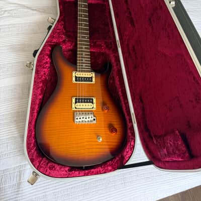 PRS SE Custom 22 2008 - Tobacco burst with Hiscox 'PRS' hard case image 2