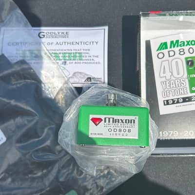 Maxon OD-808 Overdrive 40th Anniversary 2019 - Green image 7