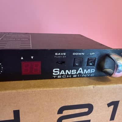 RARE 1 Of 1 Tech21 SansAmp PSA-1 1995 Black Signed image 4