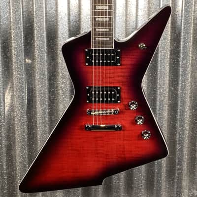 Westcreek Guitars Revenge Explorer Style Transparent Red #0053