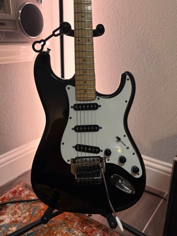 1989 Fender Stratocaster Vintage MIJ ST-57 Contemporary Series - Black image 1
