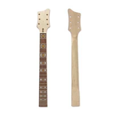 Maple Guitar Neck, 24.75" Scale Electric Guitar Neck 24 Fret with Rosewood Fingerboard - Bolt-On Heel Soild Wood image 1