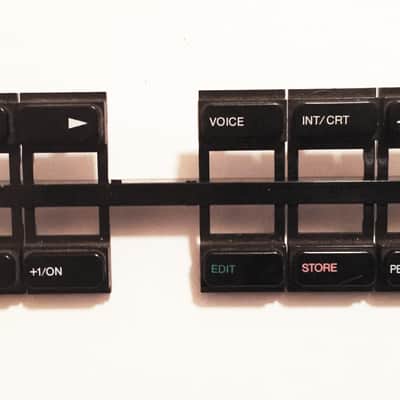 YAMAHA DX-7s 10-Top Left side Panel Button Set Assembly. Works Great !....