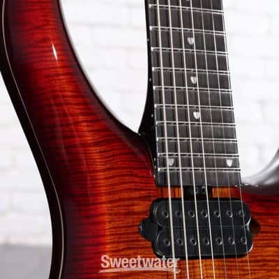 Sterling By Music Man MAJ270 John Petrucci Signature Majesty 7-string Electric Guitar - Blood Orange Burst (Maj270BOBd1) image 3
