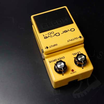 Boss OD-1 Over Drive 1980 Japan made Silver screw model image 2