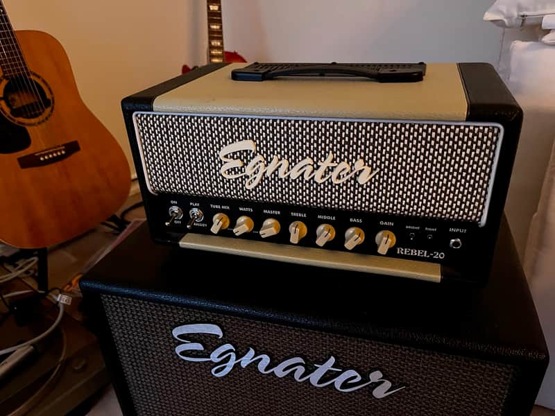 Egnater Rebel 20 20-Watt Guitar Amp Head 2008 - 2014 - Black / Blonde image 1