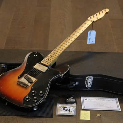 2018 K-Line Truxton '72 Ash Lollar's Electric Guitar Sunburst + COA OHSC image 1