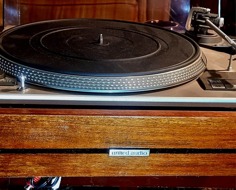 DUAL 505 turntable Record Changer system receiver, amp/BOOKSHELF speakers, am/fm DORM PARTY BLASTER image 1