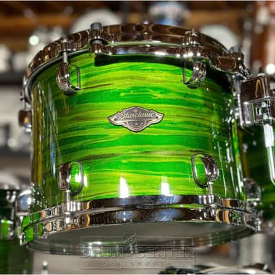 Tama Starclassic Walnut/Birch 5pc Drum Set Lacquer Shamrock Oyster image 3