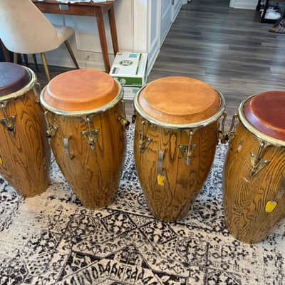 Latin Percussion Galaxy Giovanni Series mid 90's - Premium North American Ash shells image 6