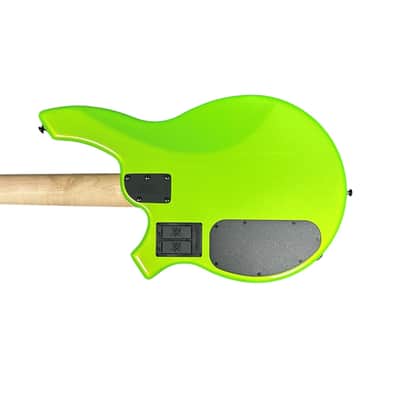 Ernie Ball Music Man Bongo 4 String HH, Mantis Green / Maple *IN STOCK* image 2