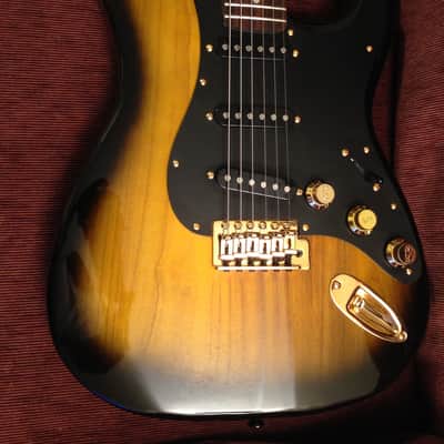 2015 Custom Tobacco Sunburst Stratocaster Style Guitar image 11