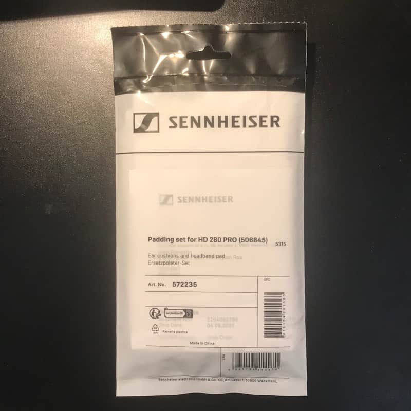Sennheiser HD 280 Pro Replacement Earpads 2010s - Black image 1