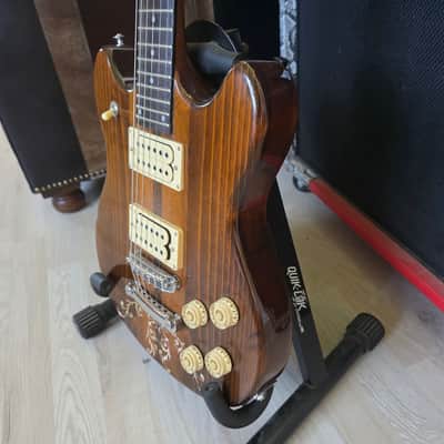 Eko M-20 Custom DC Roberto Brandoni M20 Guitar - Vintage 70s DiMarzio Creme Super Distortion Humbucker Pickups image 10