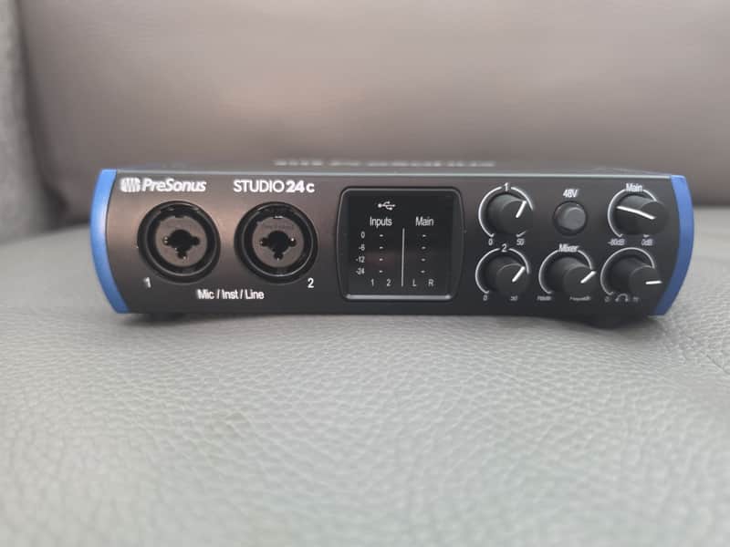 PreSonus Studio 24C 2x2 USB-C Audio / MIDI Interface image 1