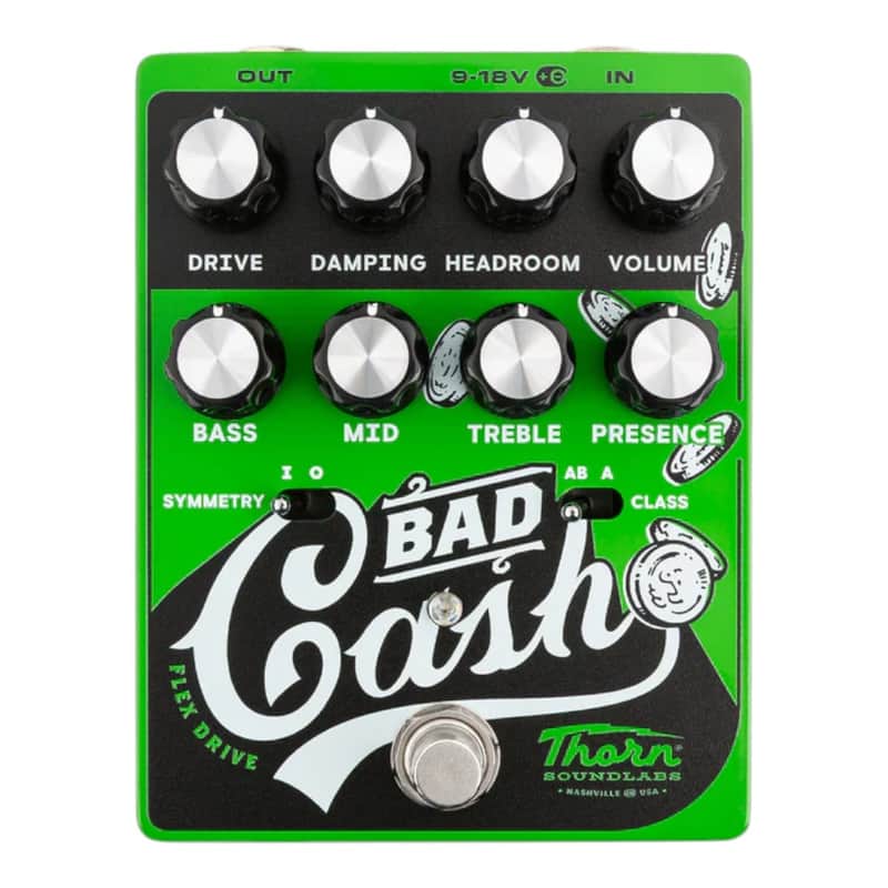 Thorn Soundlabs Bad Cash Flexible Drive Overdrive Guitar Pedal with Advanced Tonal Controls image 1
